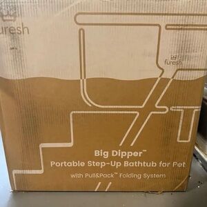 Fresh Furesh Big Dipper Pet Bath in Brown